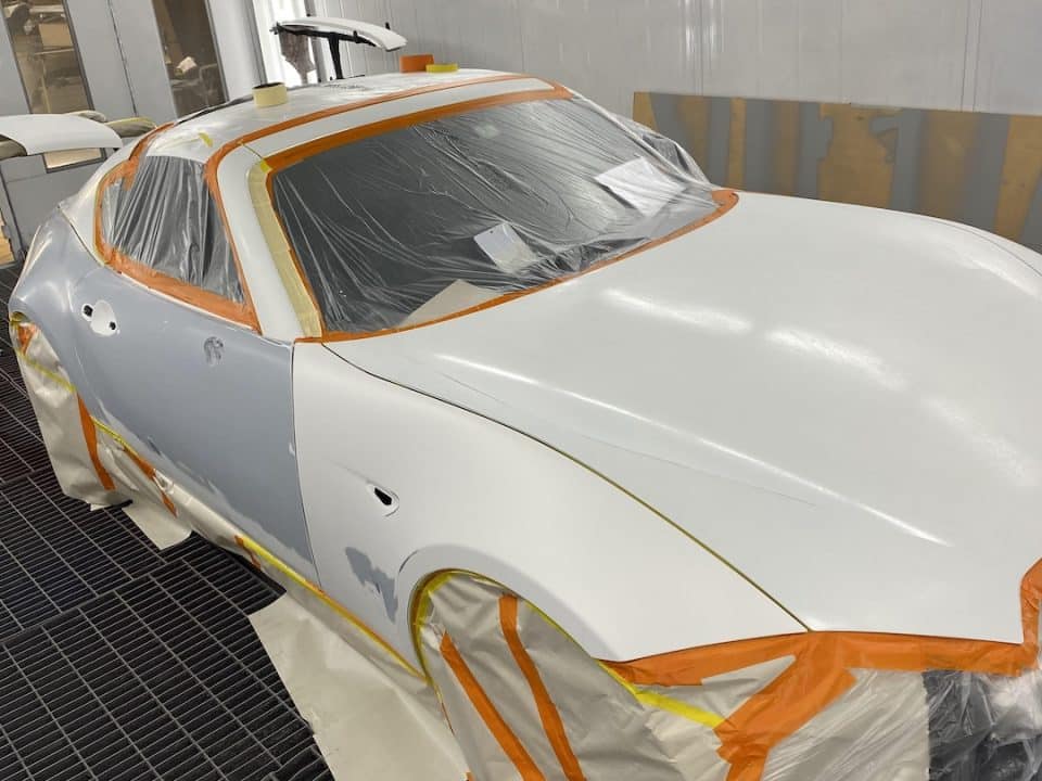 Mazda MX-5 at Swaggys Panel Shop Bayswater